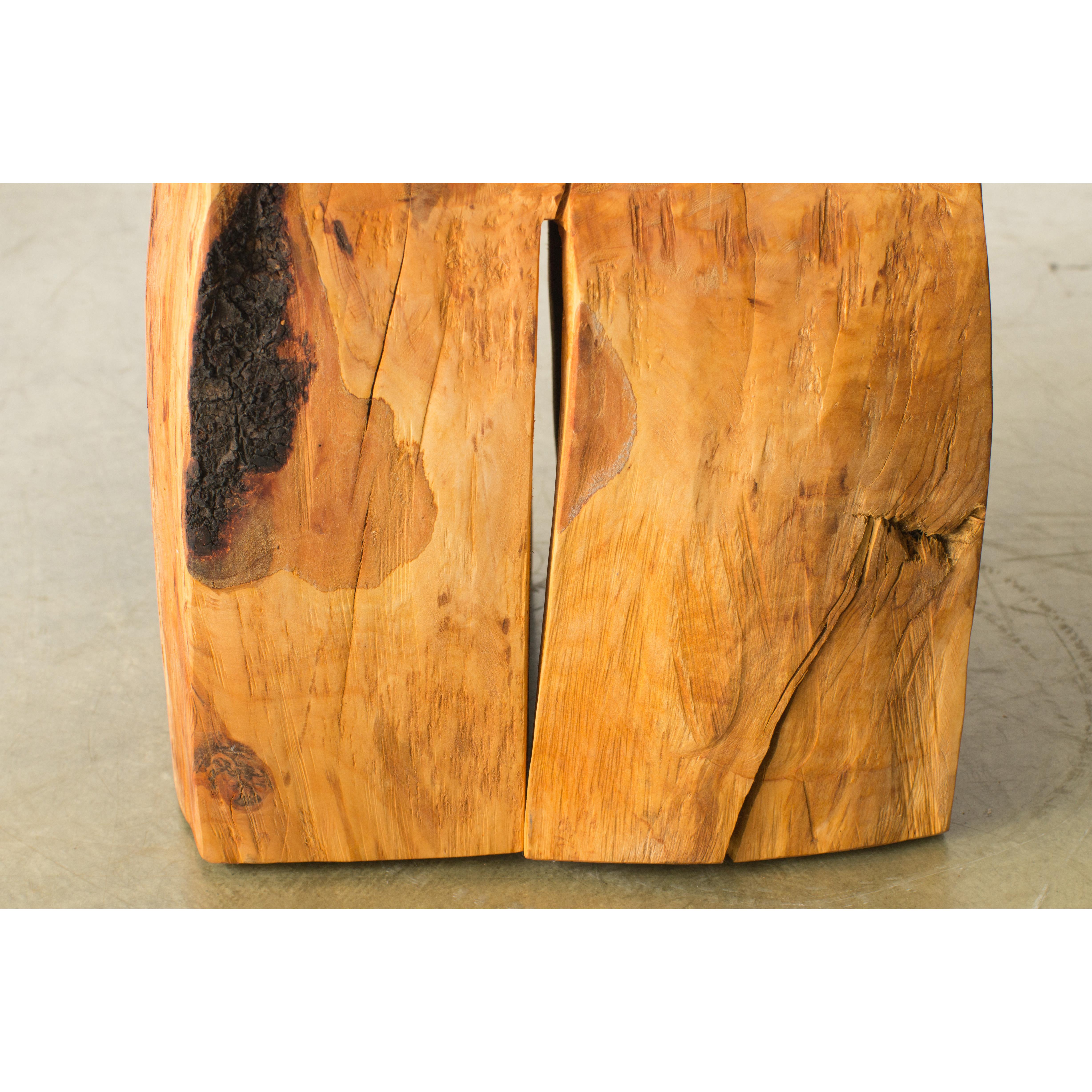 Tabouret sculptural Hiroyuki Nishimura et Zogei Furniture9 Tribal Glamping en vente 2