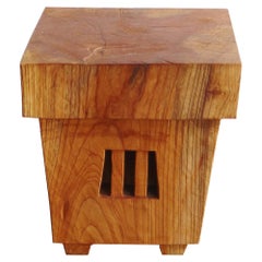 Skulpturaler Beistelltisch/Hocker 2 von Hiroyuki Nishimura und Zogei