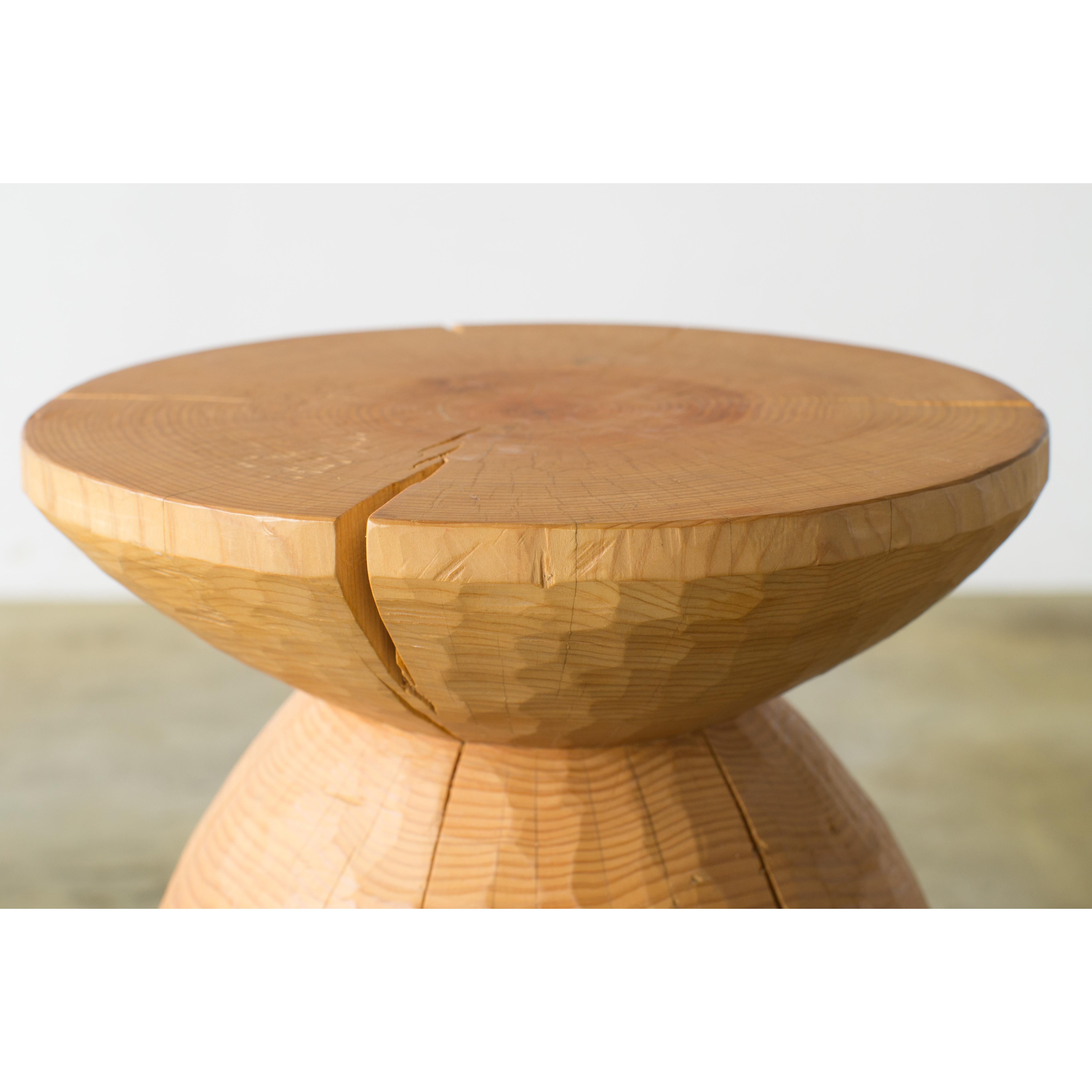 Contemporary Hiroyuki Nishimura and Zougei Furniture Sculptural Stool 3 Tribal Glamping For Sale