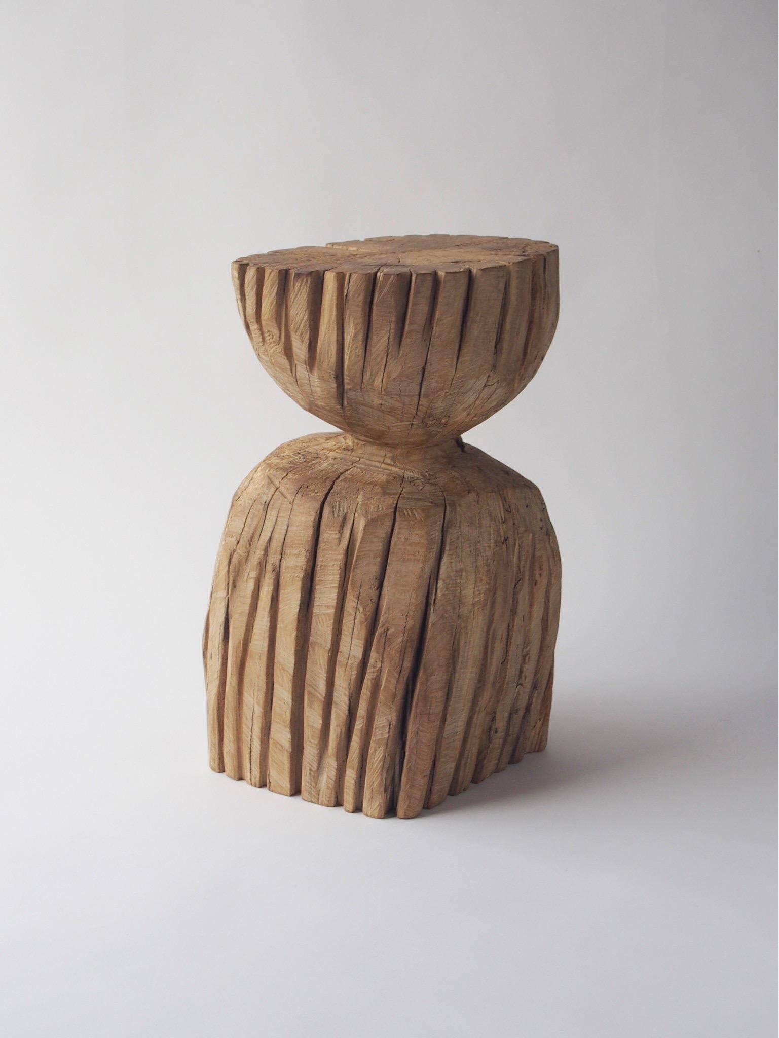 Hiroyuki Nishimura und Zougei Furniture Skulpturaler Hocker, 11er-Stil, Stammeskunst (Japanisch) im Angebot