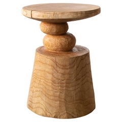 Hiroyuki Nishimura and Zougei Furniture Sculptural Stool table 20 Tribal Zen