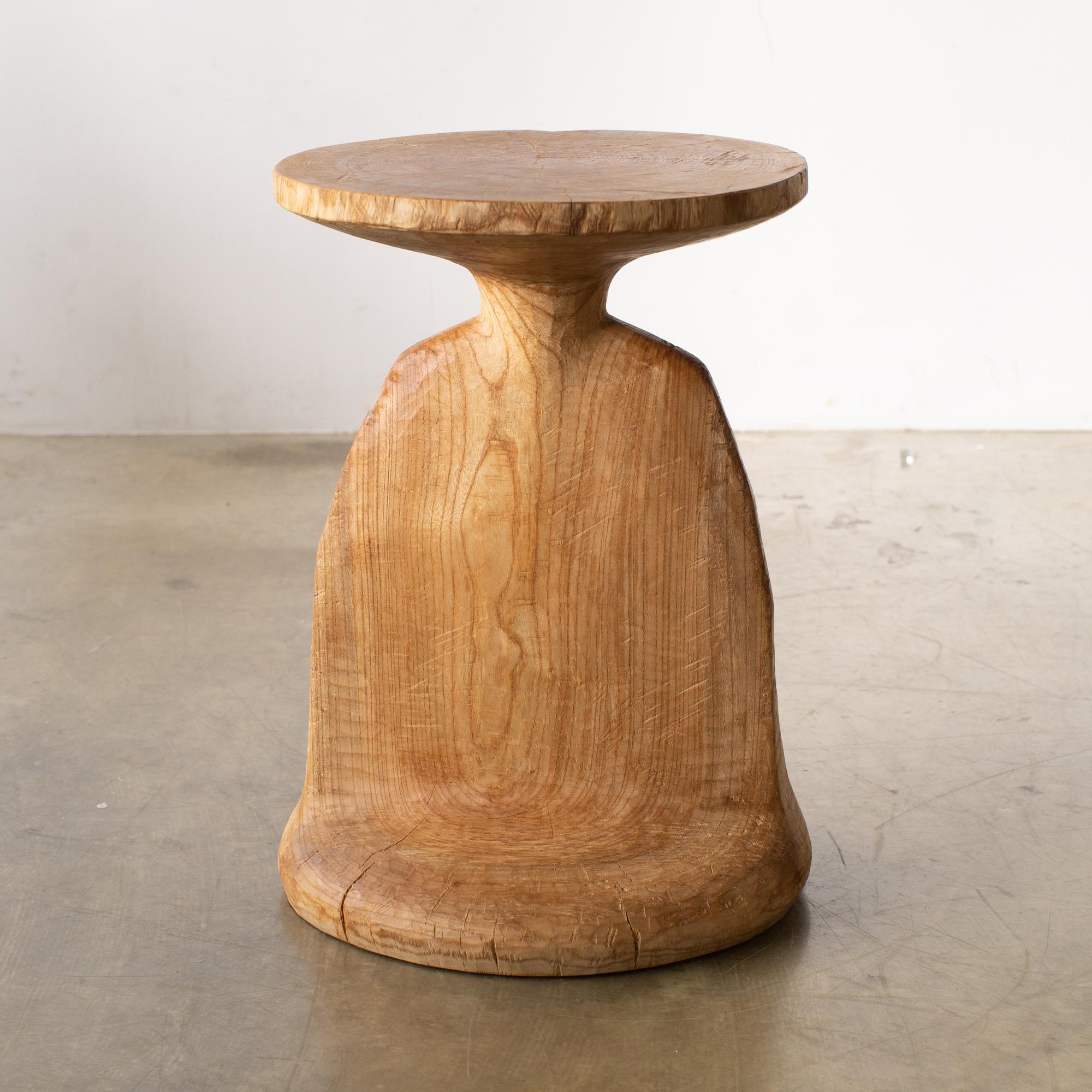 Japanese Hiroyuki Nishimura and Zougei Furniture Sculptural Stool Table 21 Tribal Zen For Sale