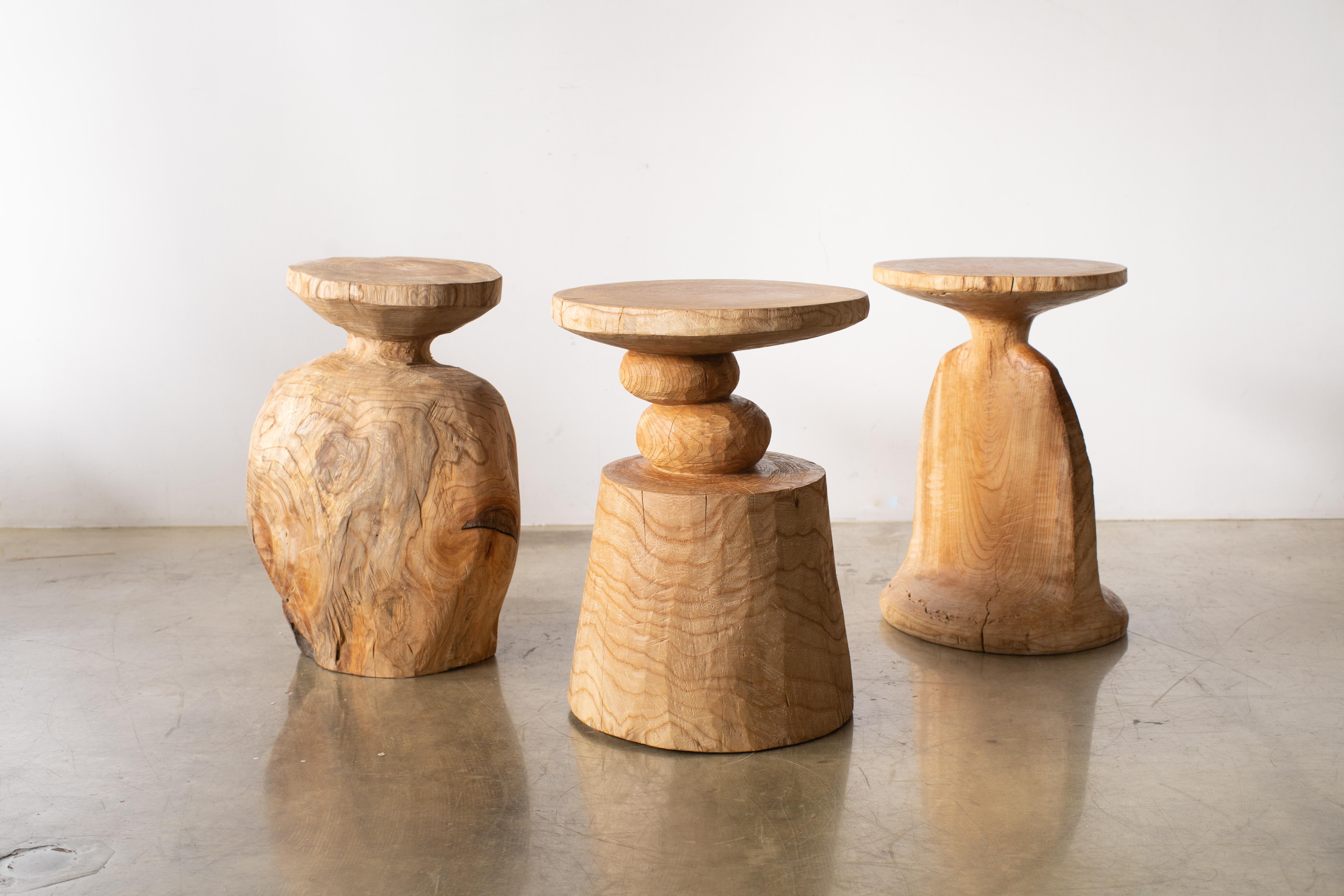 XXIe siècle et contemporain Tabouret sculptural 21 Tribal Zen de Hiroyuki Nishimura et Zougei Furniture en vente