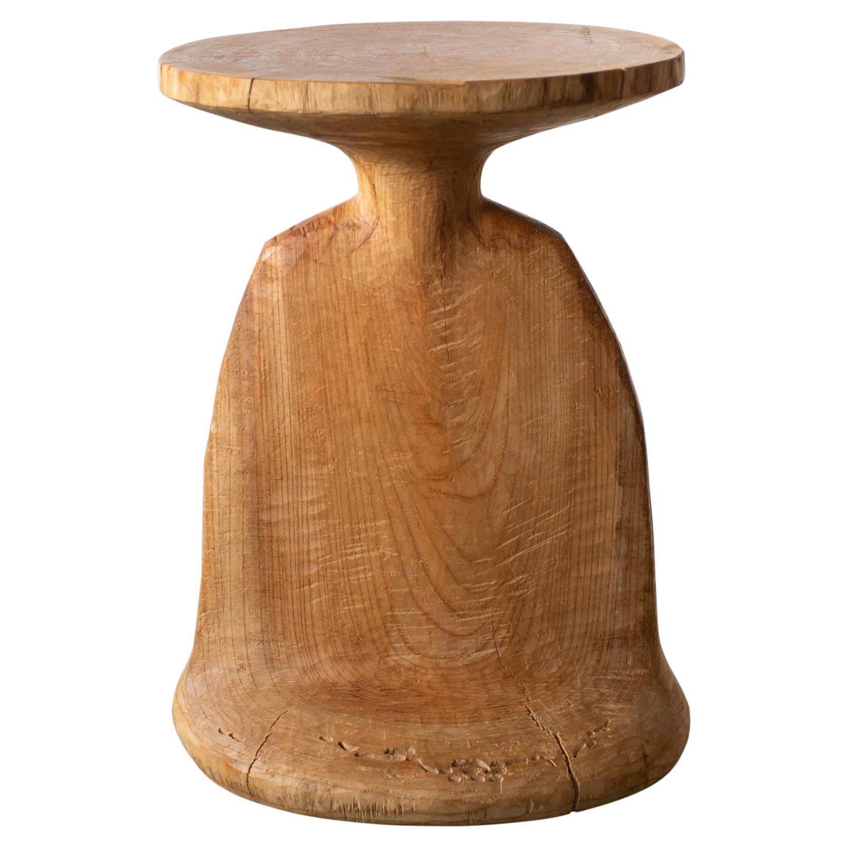 Hiroyuki Nishimura e Zougei Furniture Tavolo sgabello scultoreo 21 Tribal Zen