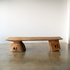 Hiroyuki Nishimura Banco escultórico 1 Estilo tribal