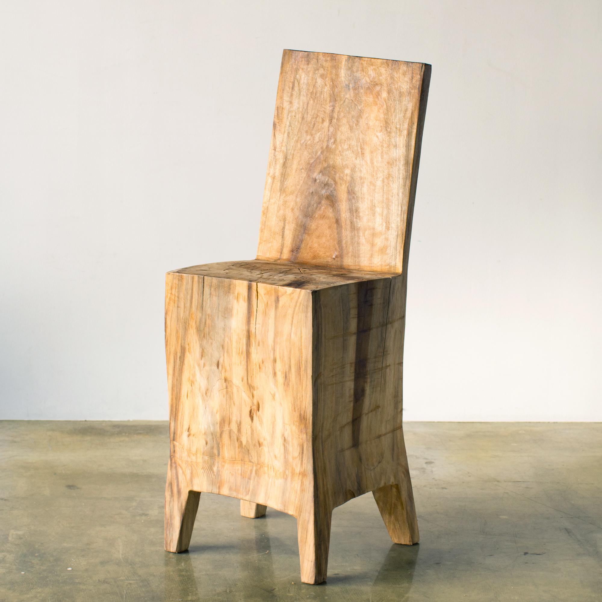 Tribal Chaise sculpturale Hiroyuki Nishimura abstraite style tribal style nature sauvage éblouissante en vente