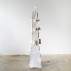 Lampe sculpturale Hiroyuki Nishimura à 2 abat-jour en papier japonais