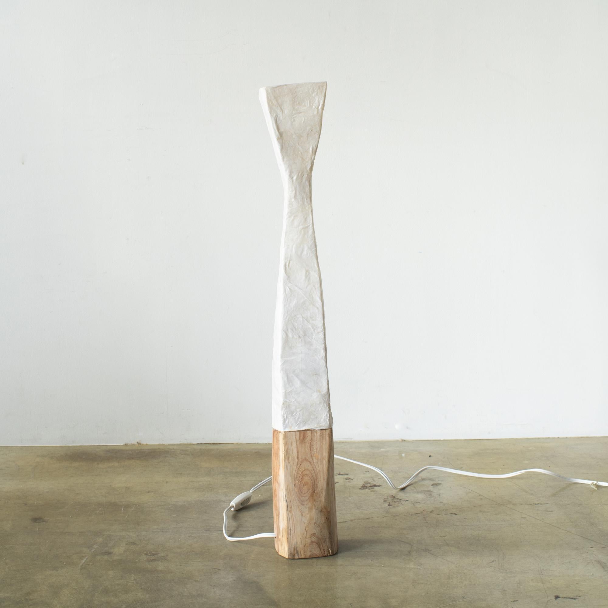 Hiroyuki Nishimura Sculptural Light Japanese Paper Shade Medium and Small set For Sale 4
