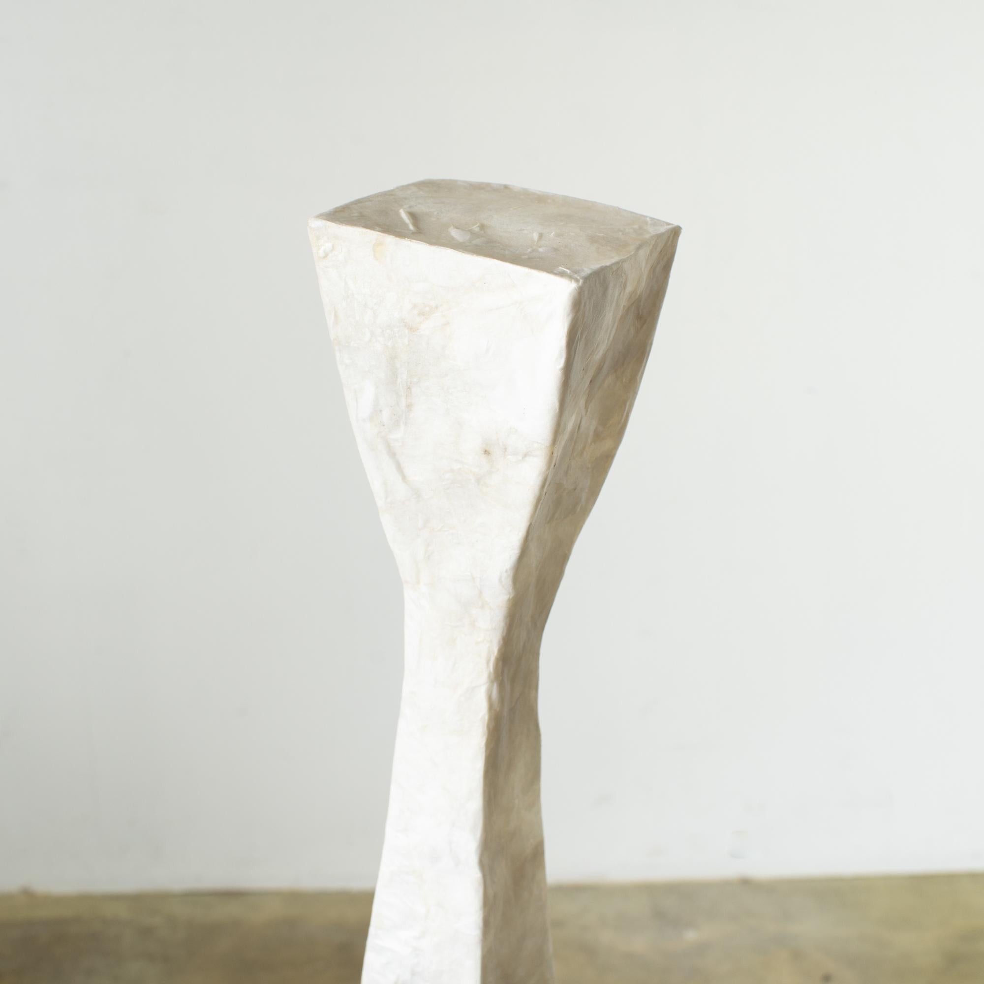 Hiroyuki Nishimura Sculptural Light Japanese Paper Shade Medium and Small set For Sale 5