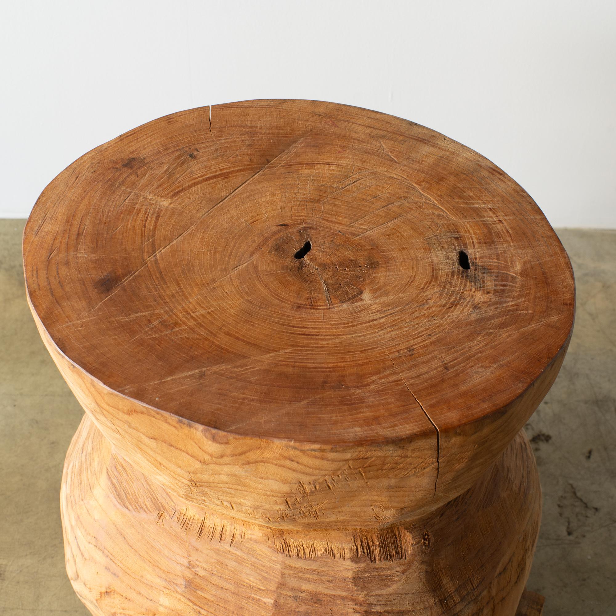 Japanese Hiroyuki Nishimura Sculptural Side Table Stool 23-1 For Sale