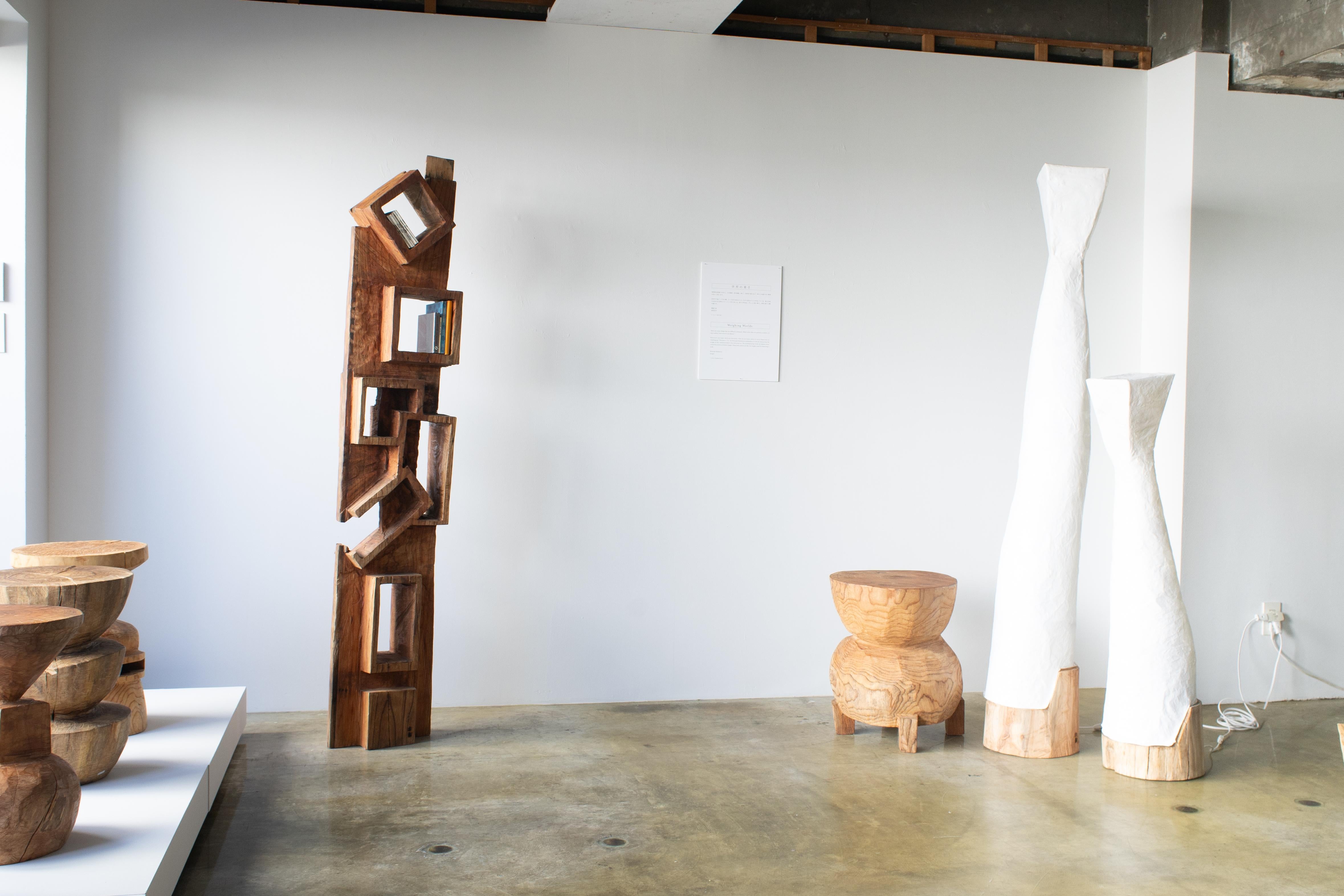 Hiroyuki Nishimura Sculptural Side Table Stool 23-1 In New Condition For Sale In Shibuya-ku, Tokyo