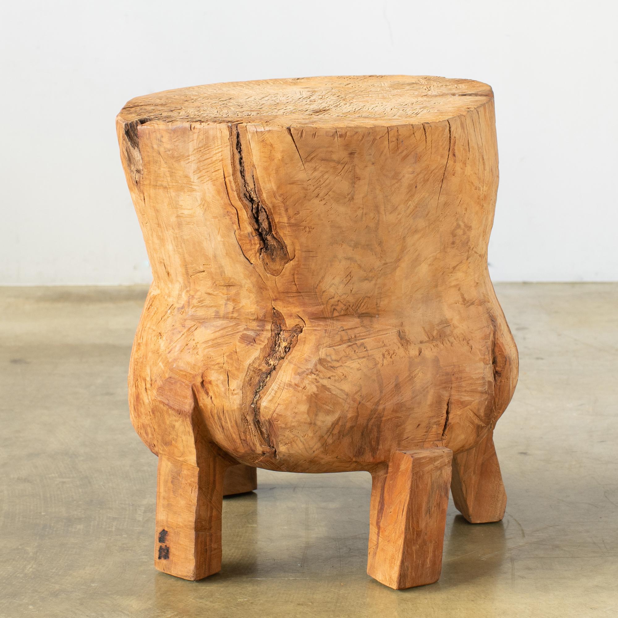 Tribal Hiroyuki Nishimura Sculptural Side Table Stool 23 