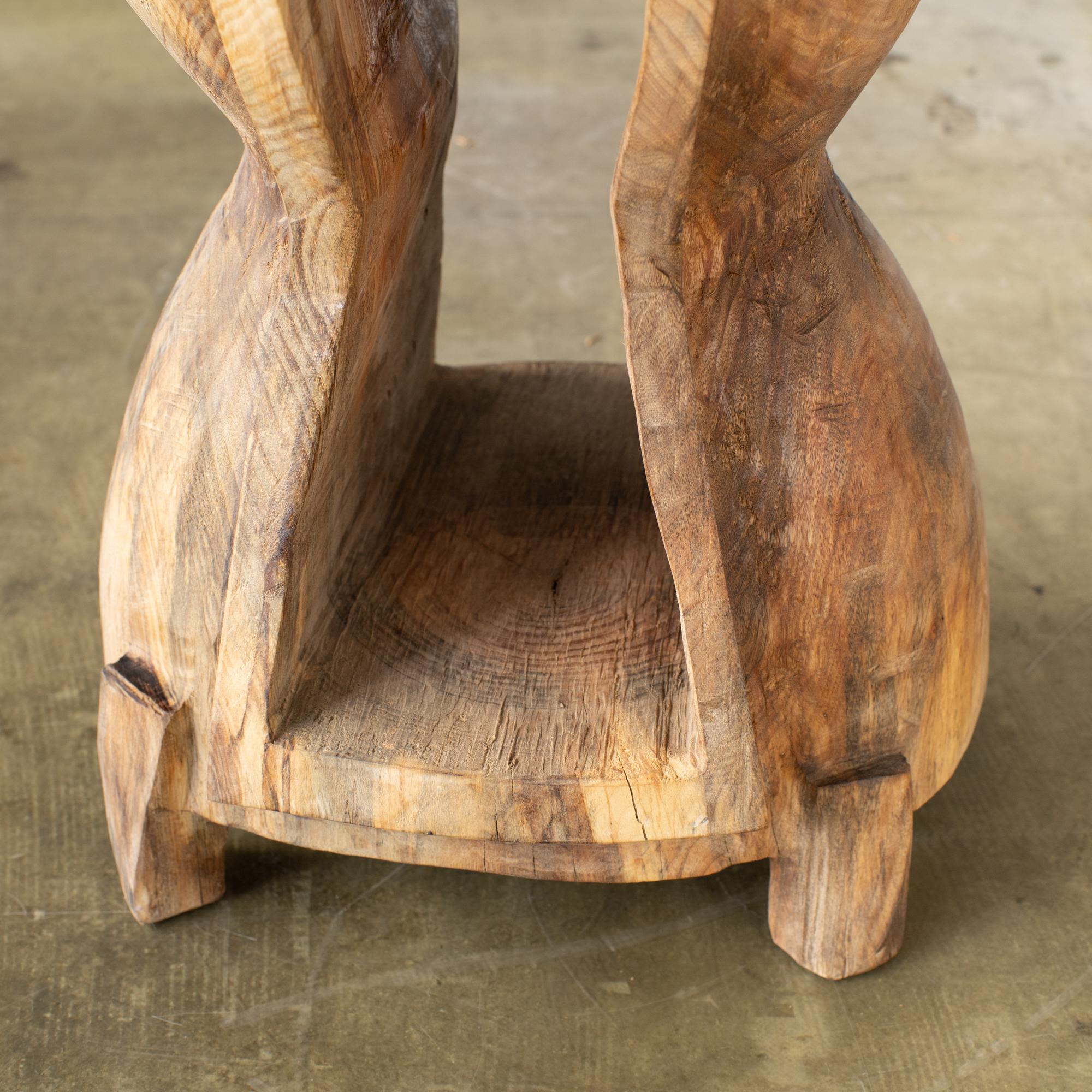 Hiroyuki Nishimura Sculptural Side Table Stool 24 Glamping Tribal Style In New Condition For Sale In Shibuya-ku, Tokyo