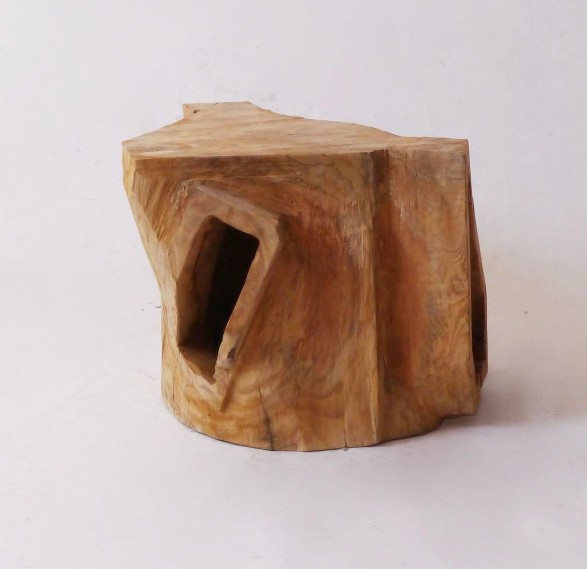 Contemporary Hiroyuki Nishimura Sculptural Side Table Stool A11 For Sale