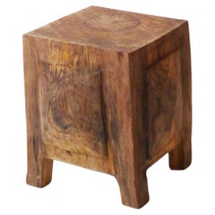 Hiroyuki Nishimura Sculptural Side Table Stool Cubo M1