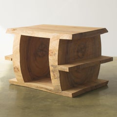 Tavolino scultura Hiroyuki Nishimura Stile tribale astratto natura selvaggia glam