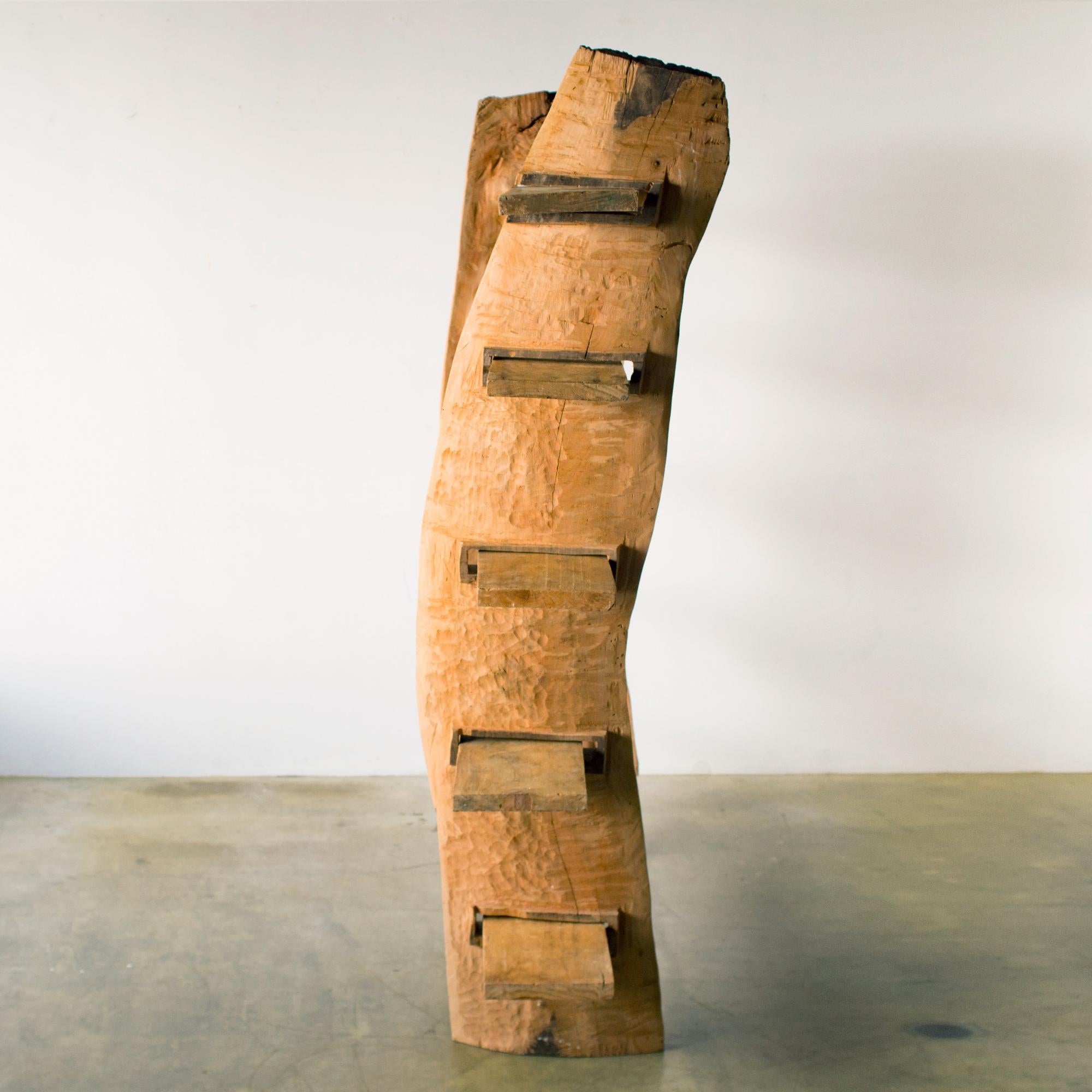 Estantería escultórica Hiroyuki Nishimura Estilo tribal abstracto naturaleza salvaje glamping Japonés en venta