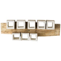 Hiroyuki Nishimura wall Sculpture3 Abstract tribal style wild nature glamping