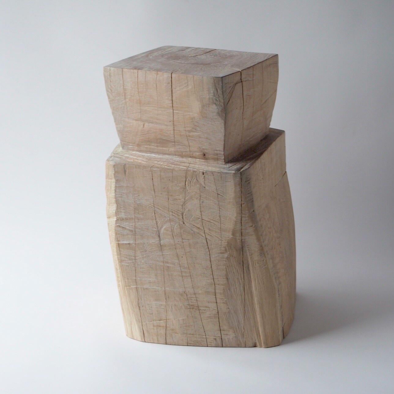 Hiroyuki Nishimura Zougei Sculptural Side Table Stool 22 Tribal Glamping In New Condition For Sale In Shibuya-ku, Tokyo