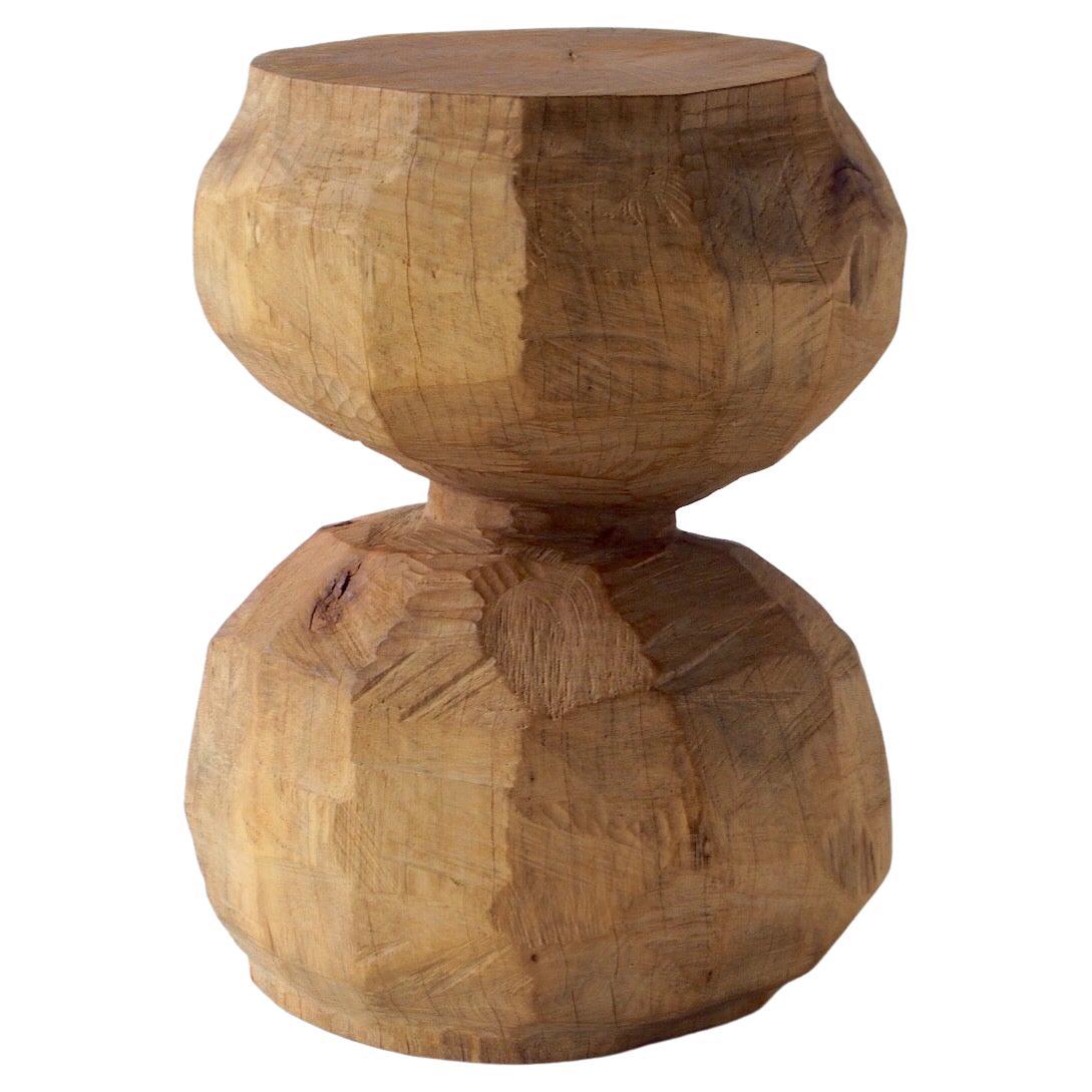 Hiroyuki Nishimura Zougei Sculptural Side Table Stool 27 Tribal Glamping For Sale