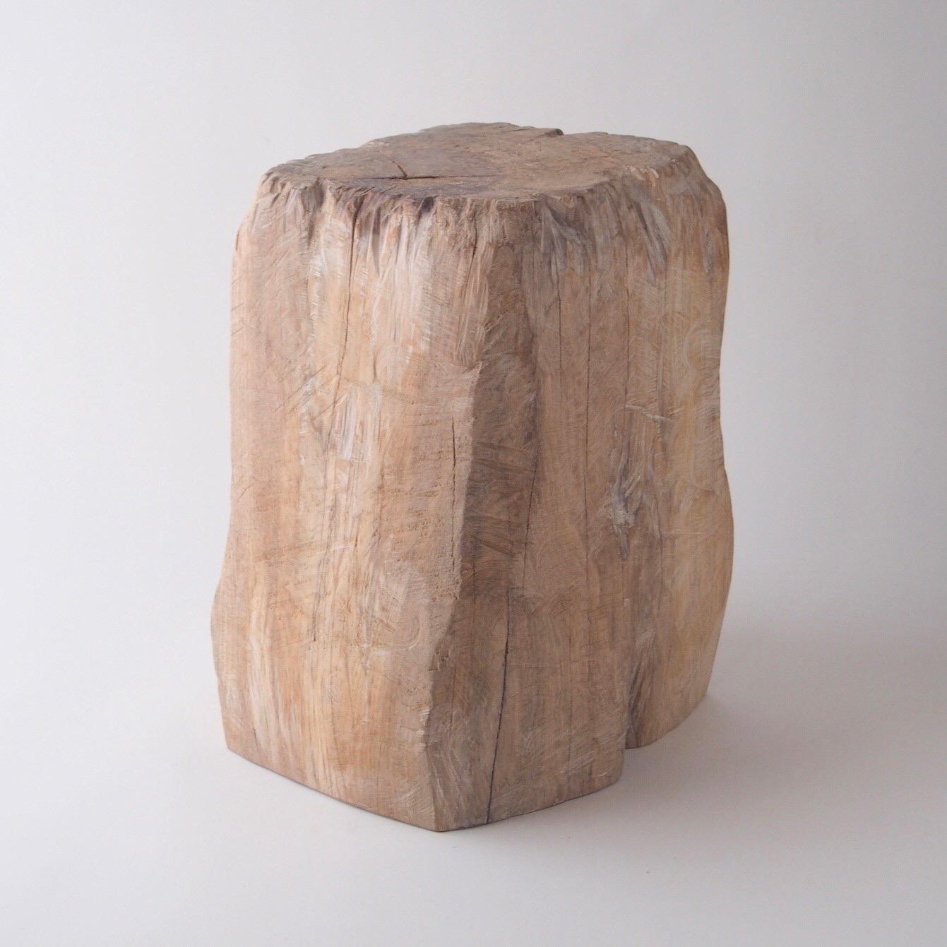 Hiroyuki Nishimura Zougei Sculptural Side Table Stool 32 Tribal Glamping In New Condition For Sale In Shibuya-ku, Tokyo