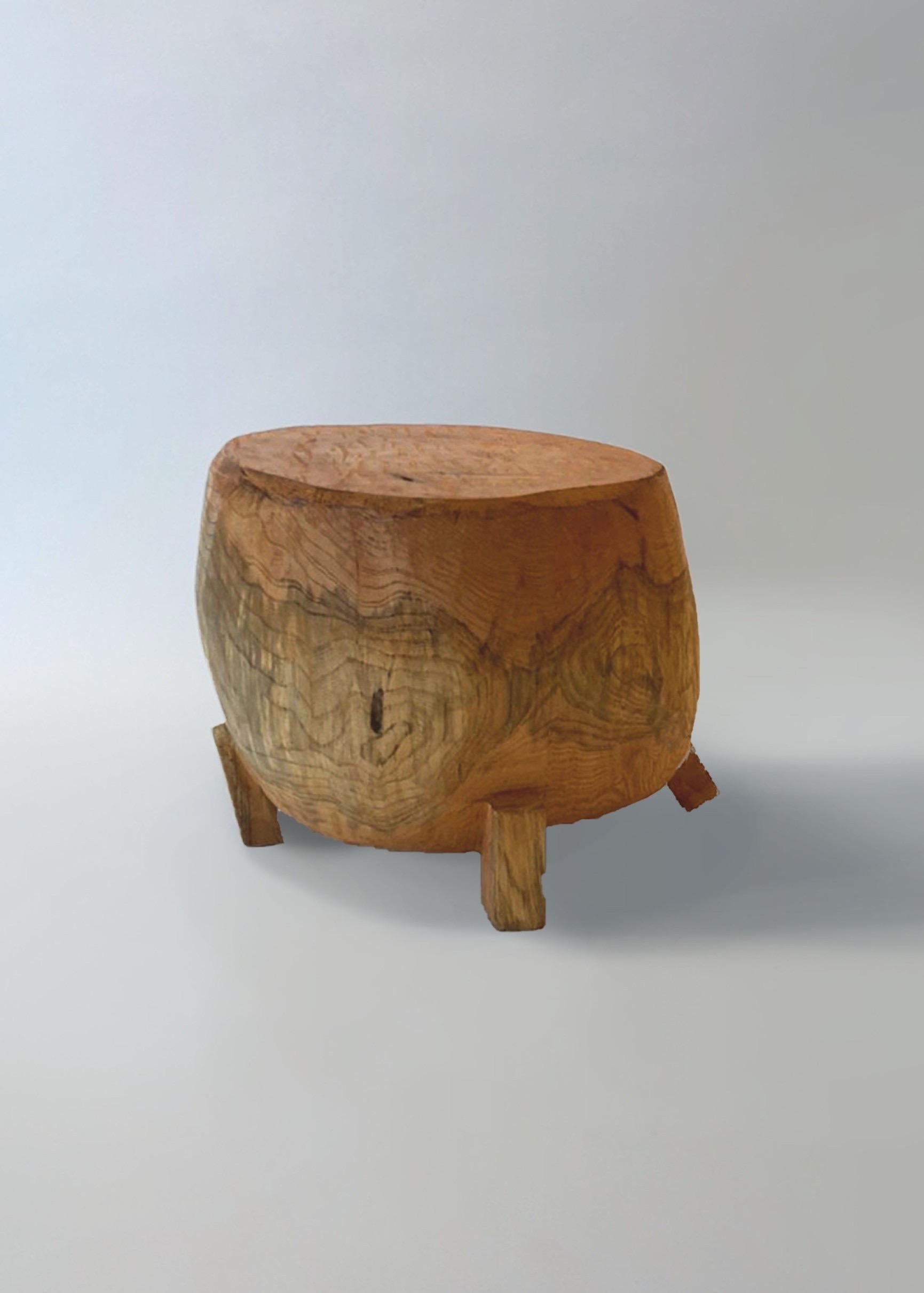 Hiroyuki Nishimura Zougei Sculptural Side Table Stool 34 Tribal Glamping In New Condition For Sale In Shibuya-ku, Tokyo