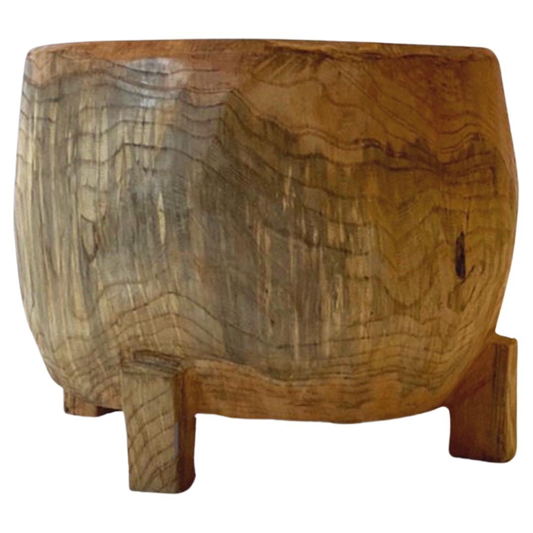 Hiroyuki Nishimura Zougei Sculptural Side Table Stool 34 Tribal Glamping