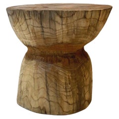 Hiroyuki Nishimura Zougei Sculptural Side Table Stool 35 Tribal Glamping