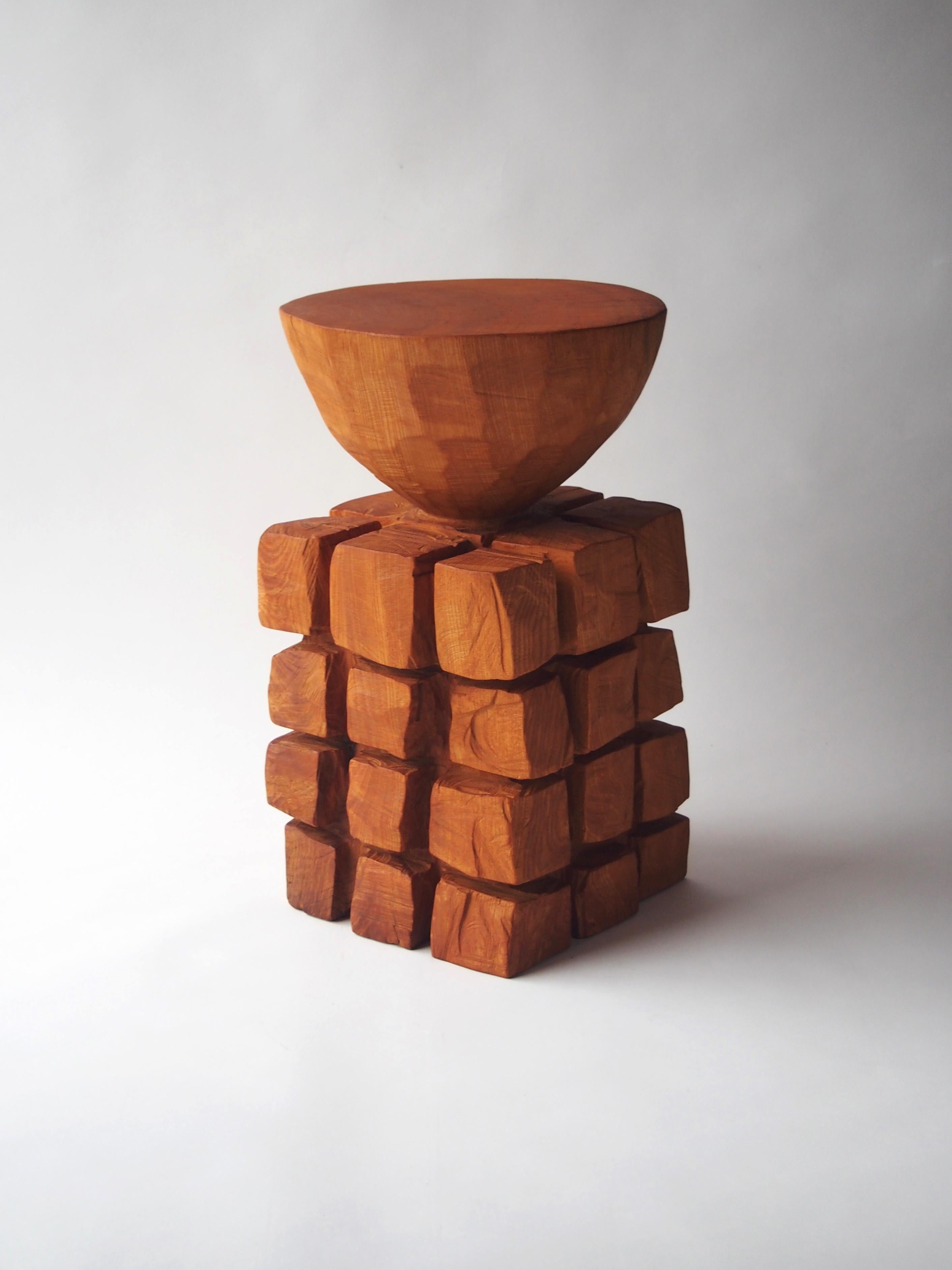 Tribal Hiroyuki Nishimura Zougei  Sculptural Stool Side Table 10 For Sale