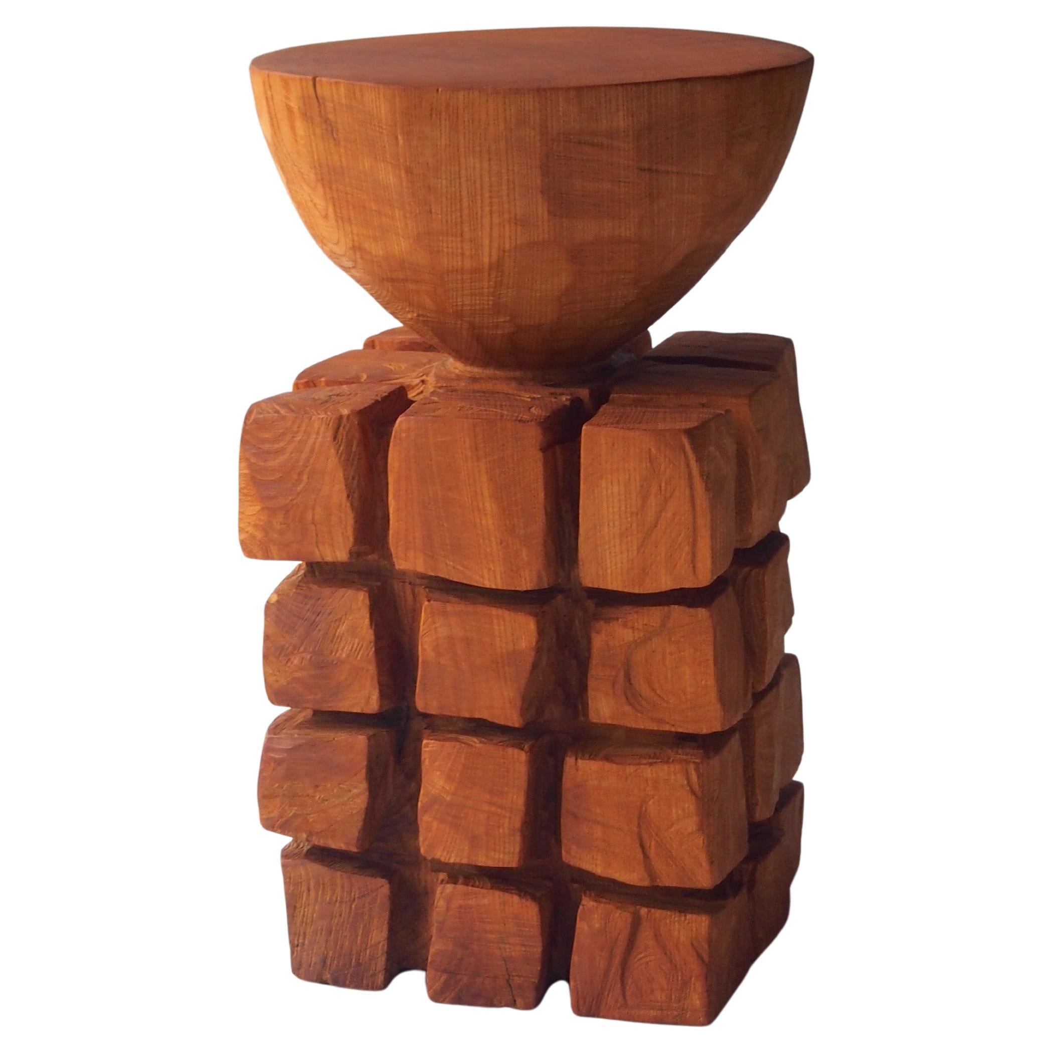 Hiroyuki Nishimura Zougei Sculptural Stool Side Table 10