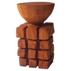 Hiroyuki Nishimura Zougei Sculptural Stool Side Table 10