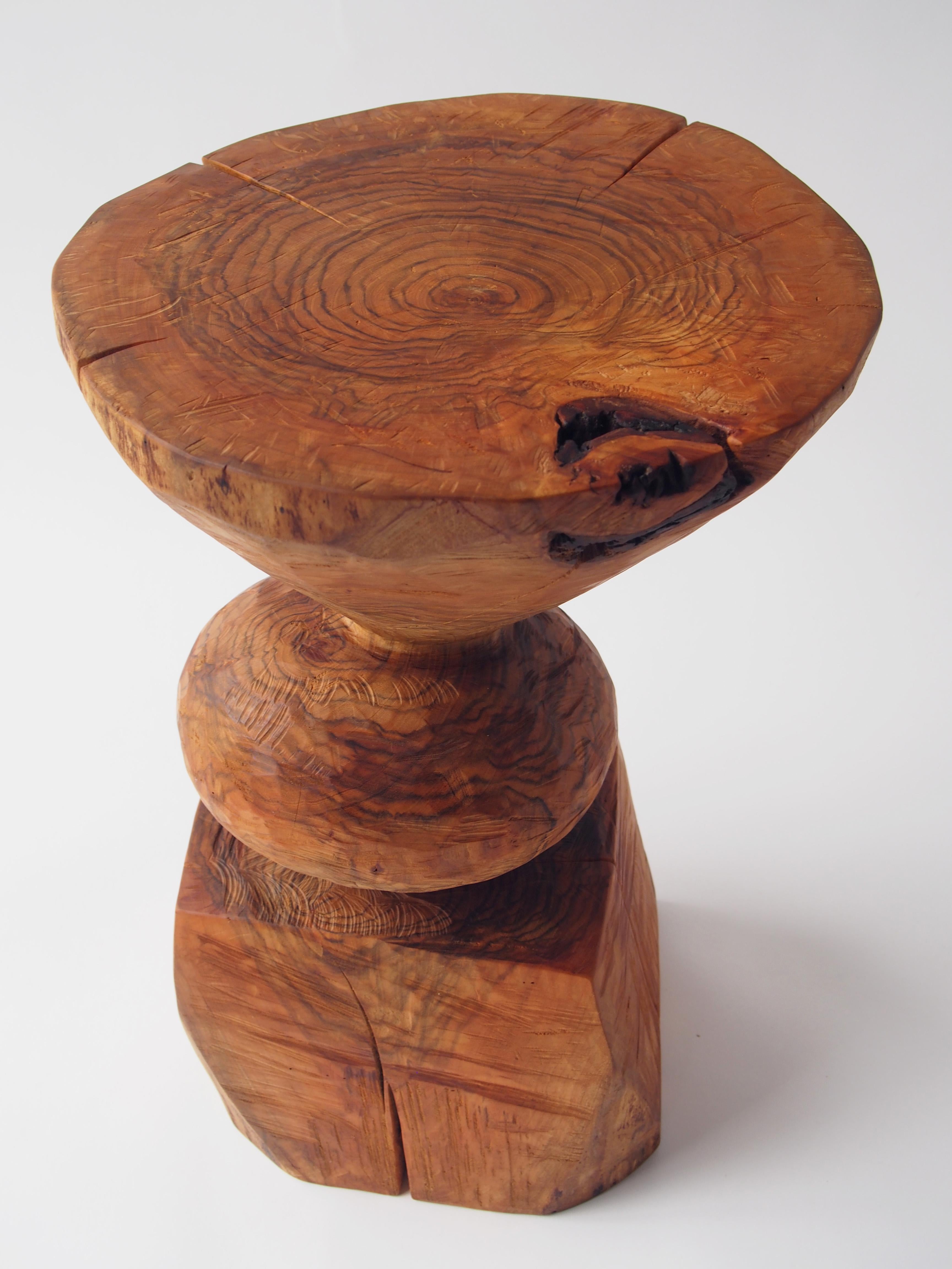 Sculpté à la main Hiroyuki Nishimura Zougei  Table d'appoint sculpturale 4_1 en vente