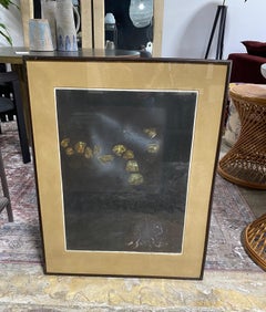 Hiroyuki Tajima Edición Limitada Firmada Grabado Zen Abstracto en Madera Japonesa