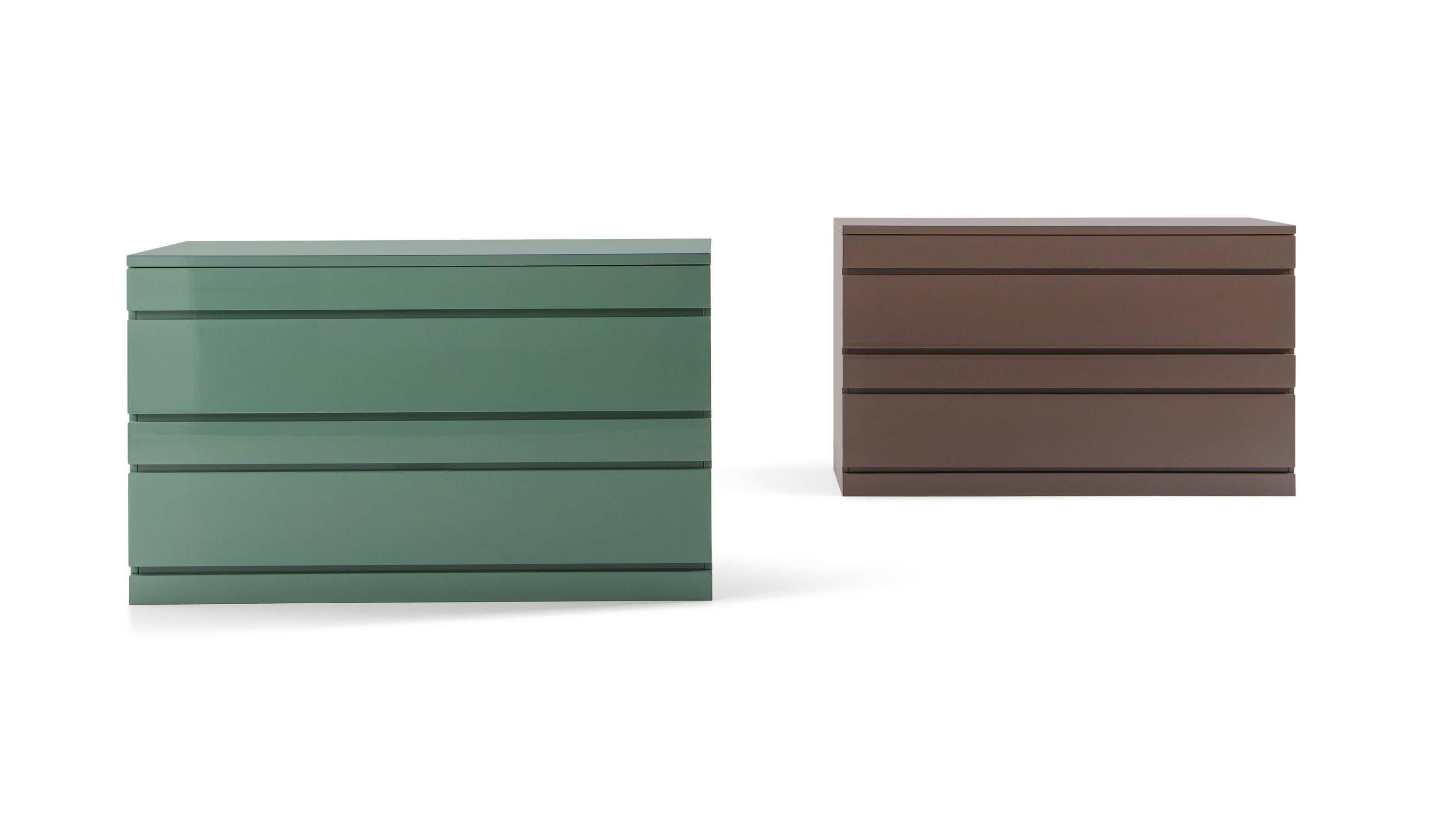 Mid-Century Modern Hiroyuki Tsugawa Set Of Two Deco Cabinets For Cassina For Sale