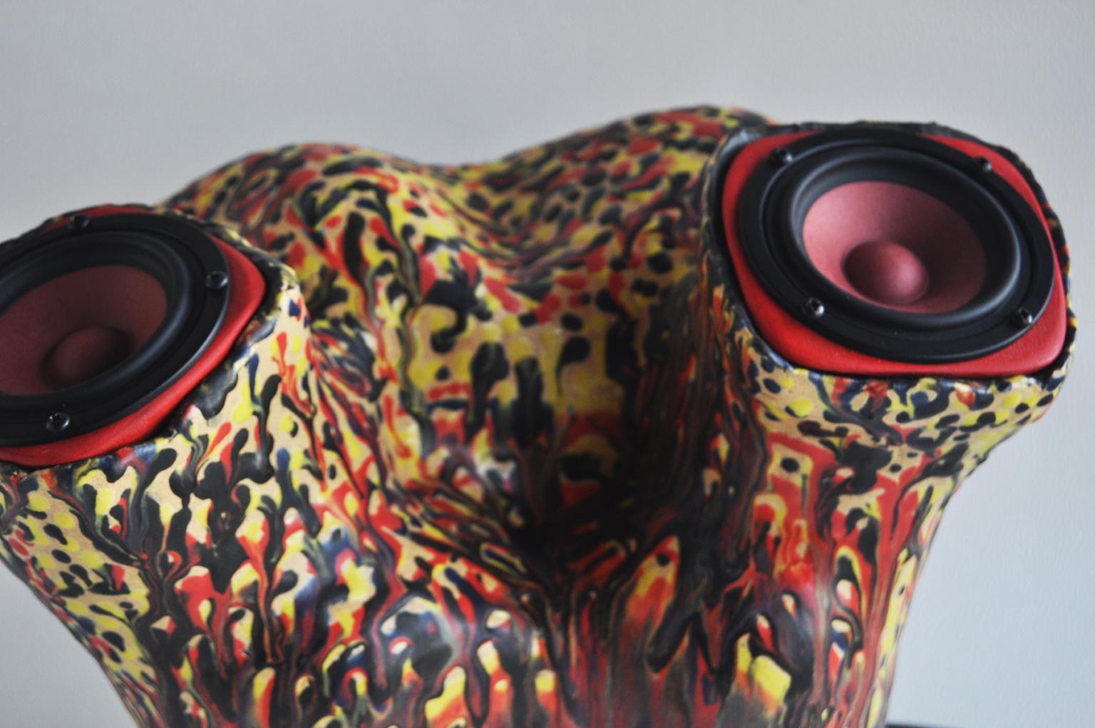 Backloaded Horn Speaker No.003 - Mixed Media Art by Hiroyuki Yamada