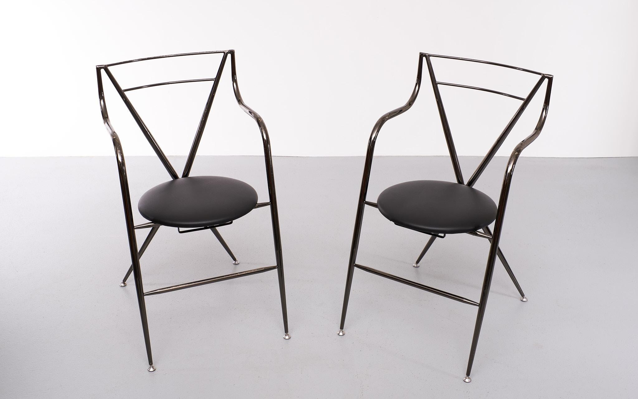 Modern Hiroyuki Yamakado, 2 Cinderella Folding Chairs, Design, 1987 For Sale