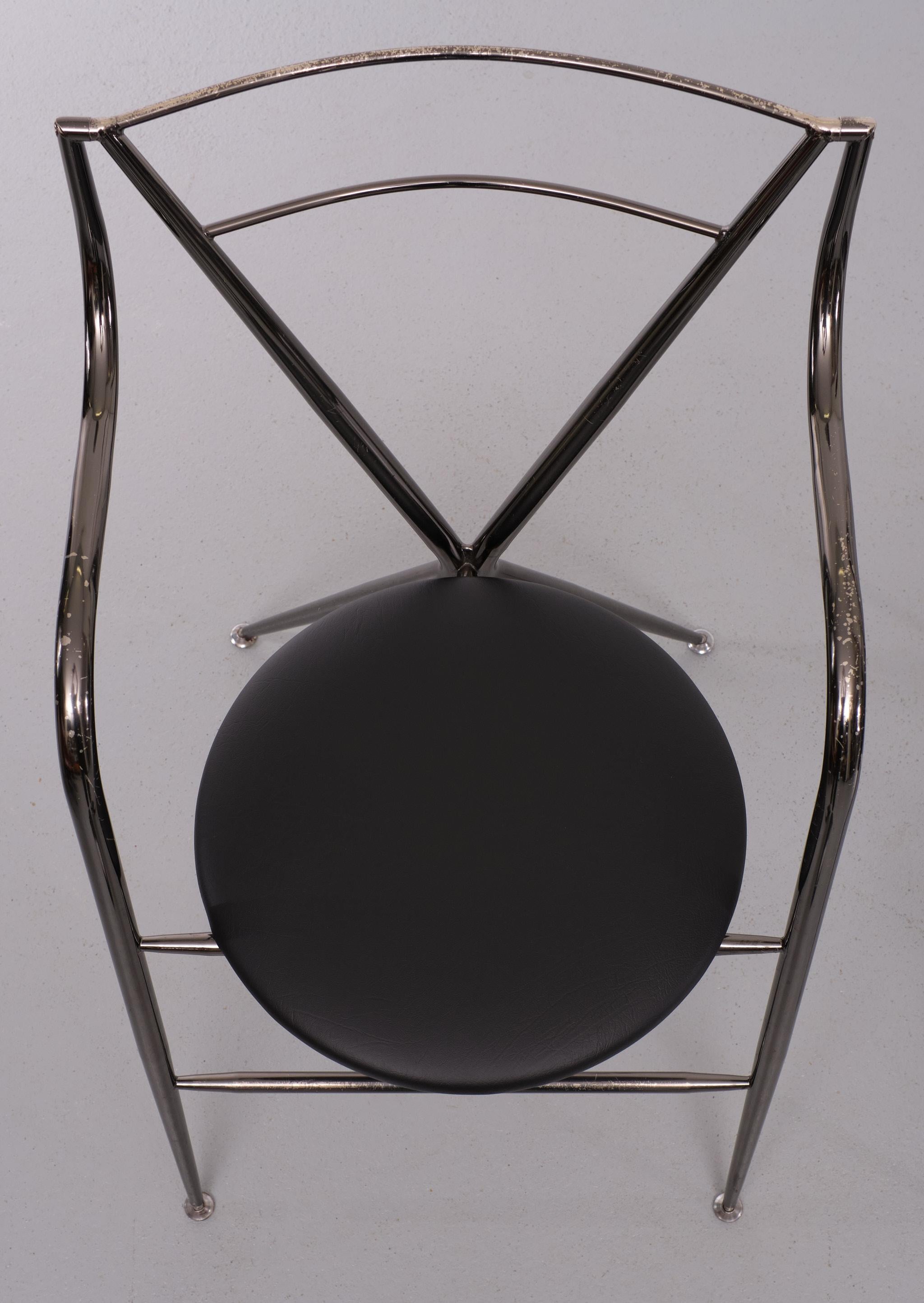 French Hiroyuki Yamakado, 2 Cinderella Folding Chairs, Design, 1987 For Sale