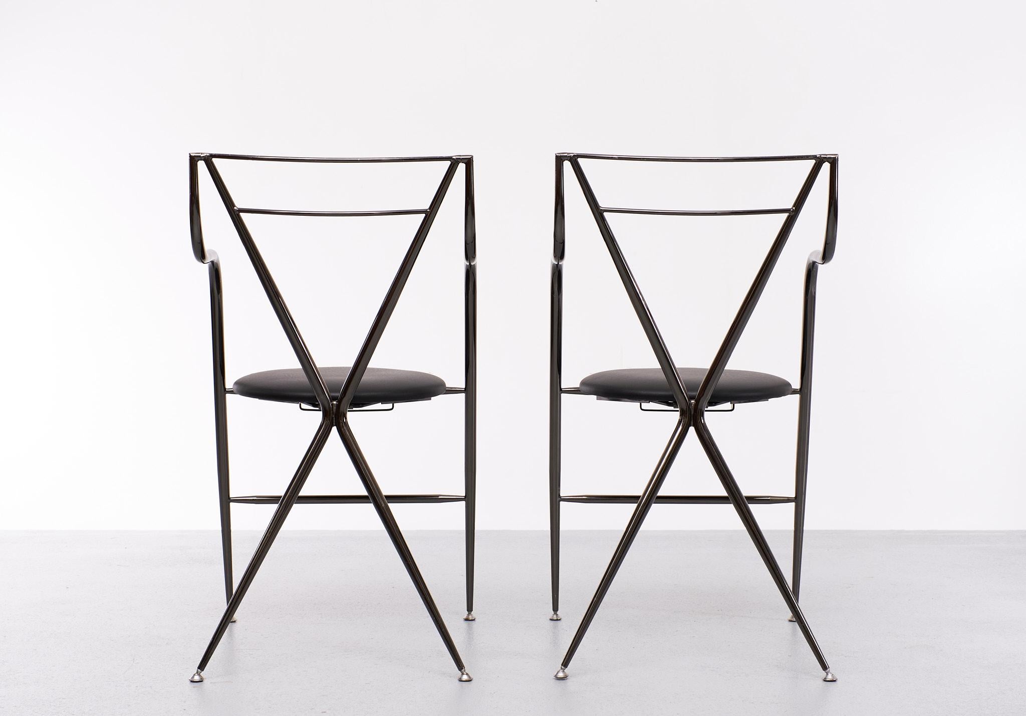 Late 20th Century Hiroyuki Yamakado, 2 Cinderella Folding Chairs, Design, 1987 For Sale