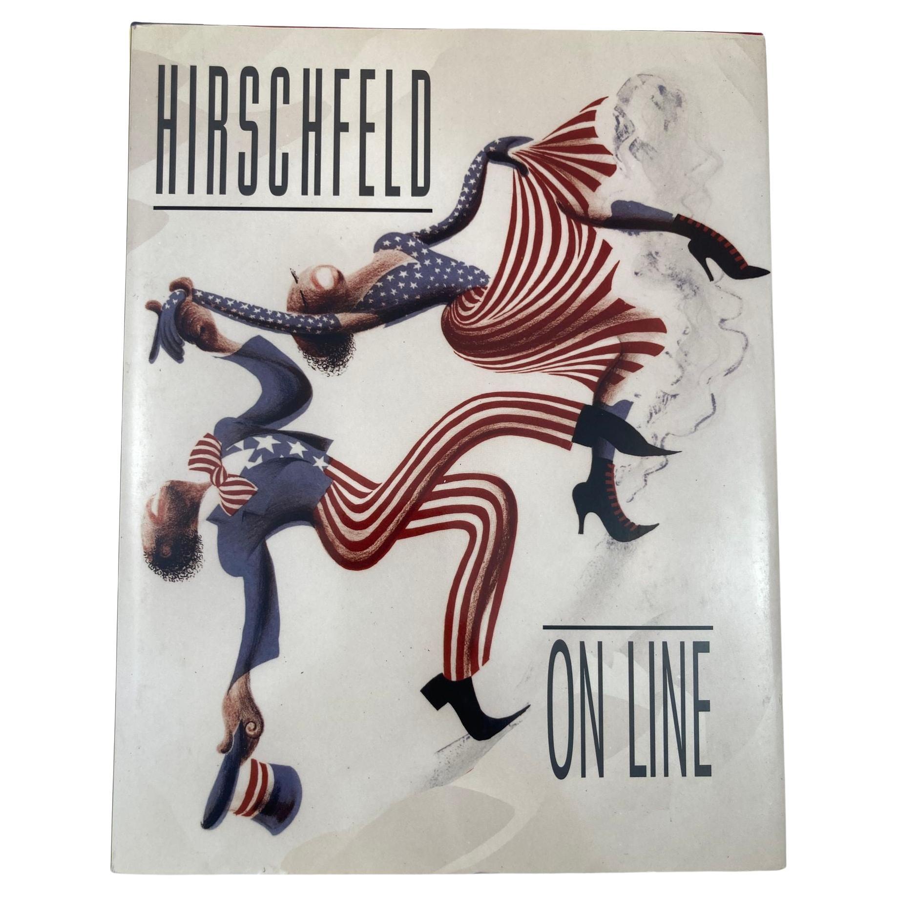 Hirschfeld On Line Hardcover Book by Al Hirschfeld For Sale