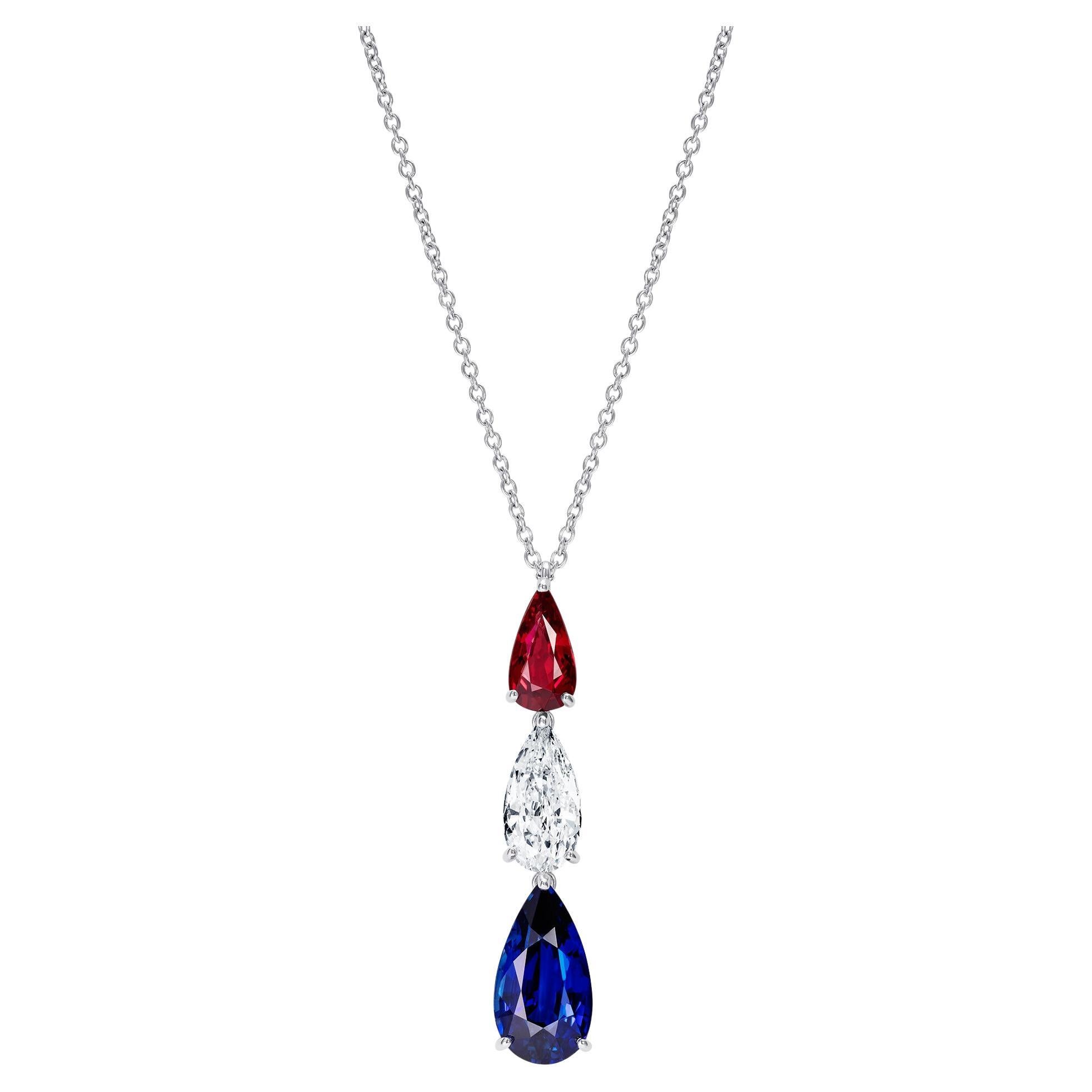 Diamond Trilogy Pendant - Necklaces from Cavendish Jewellers Ltd UK
