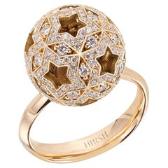 Hirsh Celestial Orion Diamond and Yellow Gold Ring