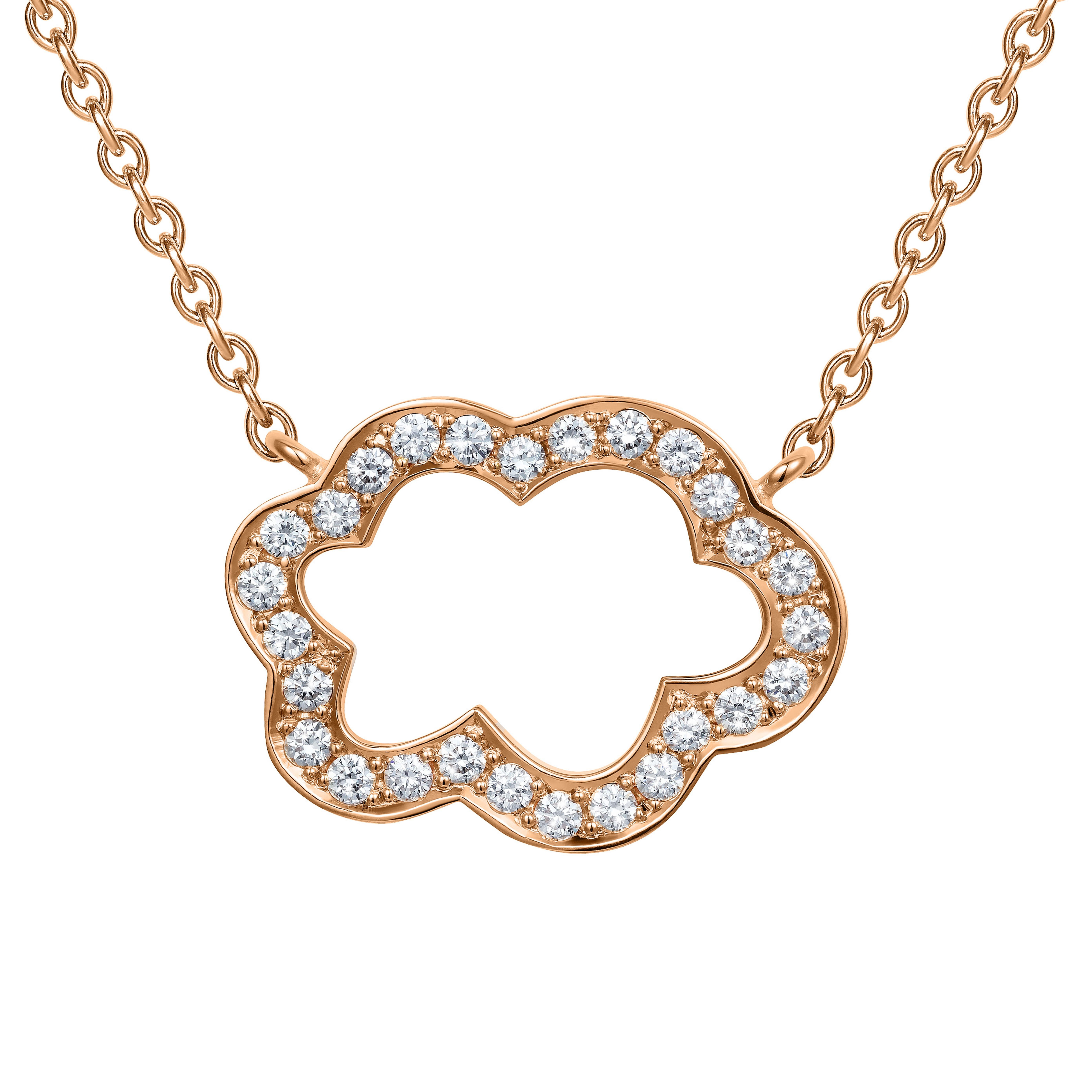diamond cloud necklace