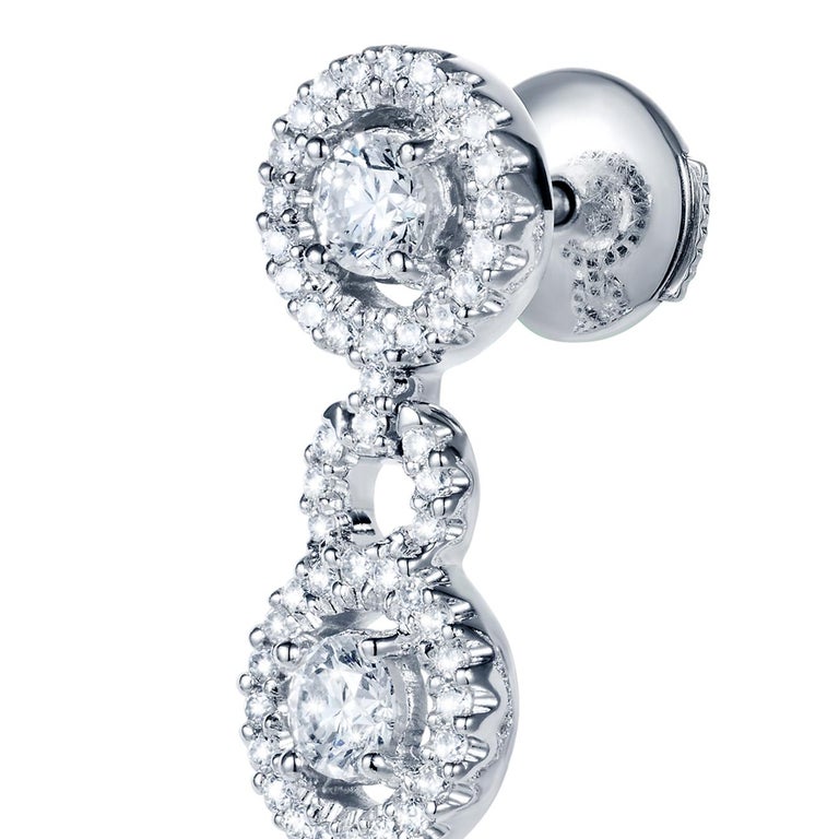 Hirsh Diamond Regal Drop Earrings For Sale at 1stDibs
