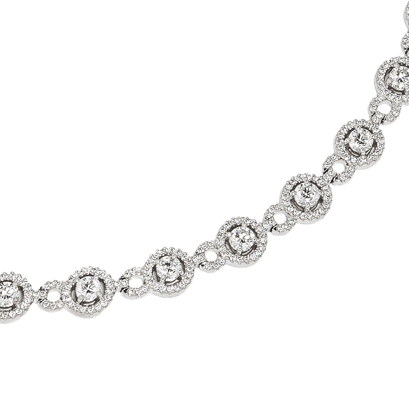 Contemporary Hirsh Diamond Regal Necklace For Sale