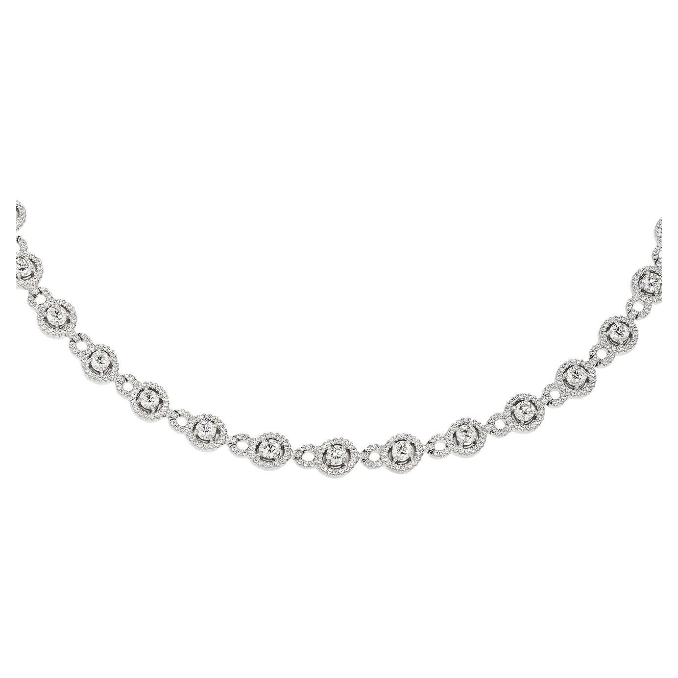 Hirsh Diamond Regal Necklace For Sale