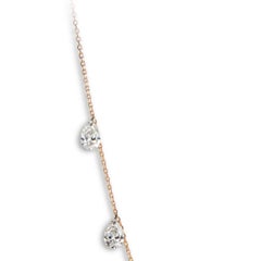 Hirsh Diamond Suspense Rose Gold Necklace