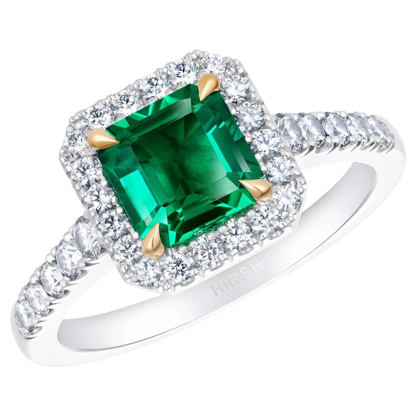 Hirsh Emerald Cut Regal Ring For Sale