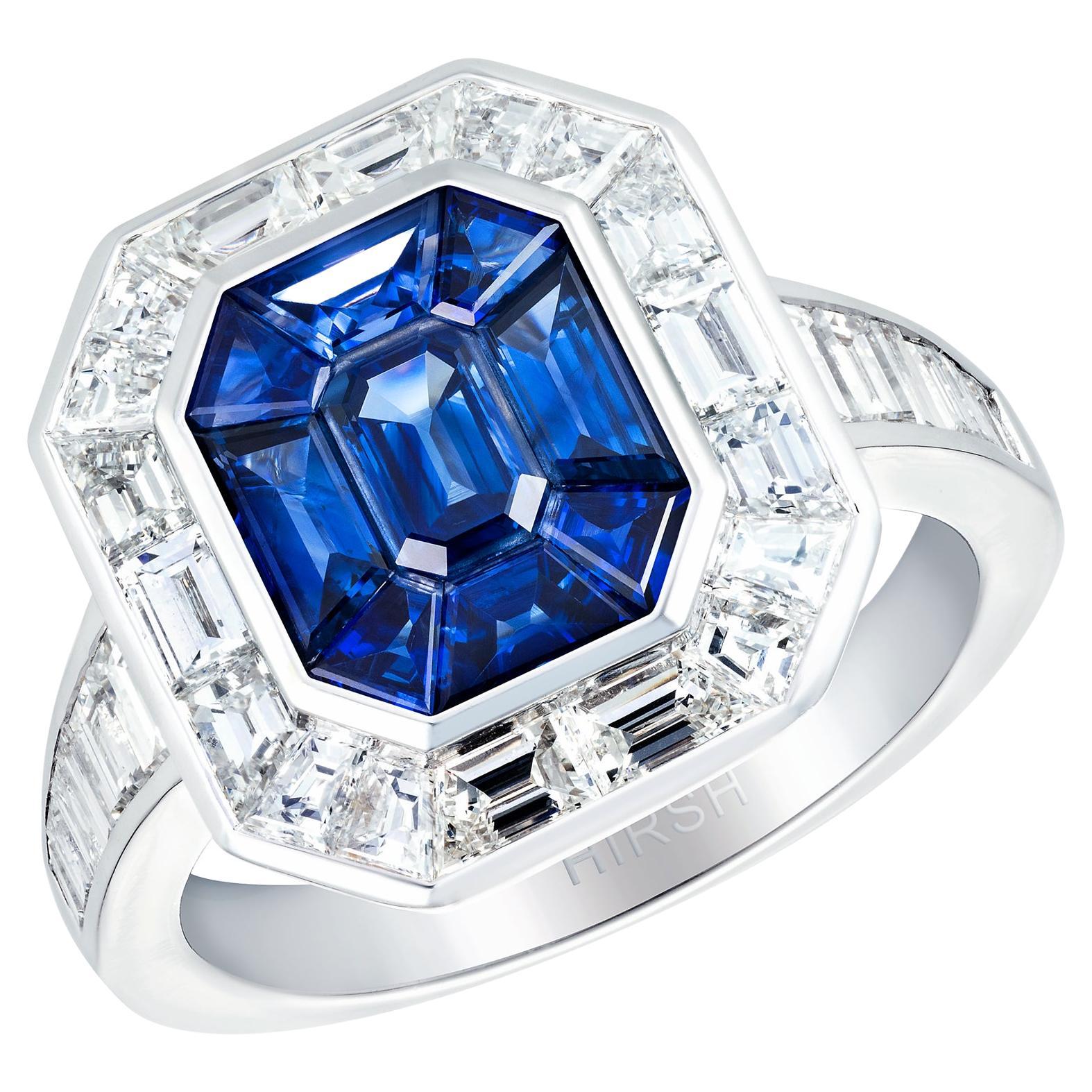 Hirsh Gatsby Sapphire and Diamond Ring For Sale