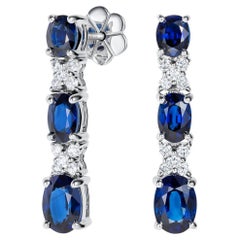 Hirsh Kiss Sapphire and Diamond Earrings