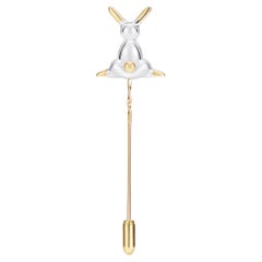 Hirsh Lucky Rabbit Tie Pin